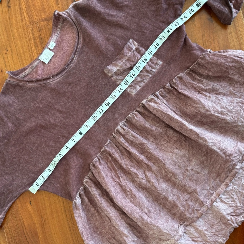 ๐ฆ Anthropologie Burgundy Relaxed Long Sleeve Sweatshirt - Picture 7 of 8